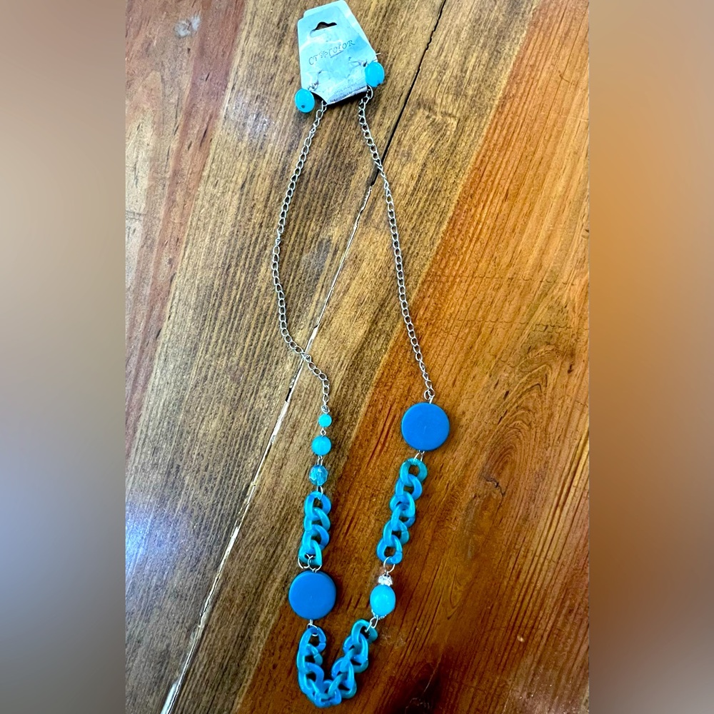 CT Color necklace and earrings